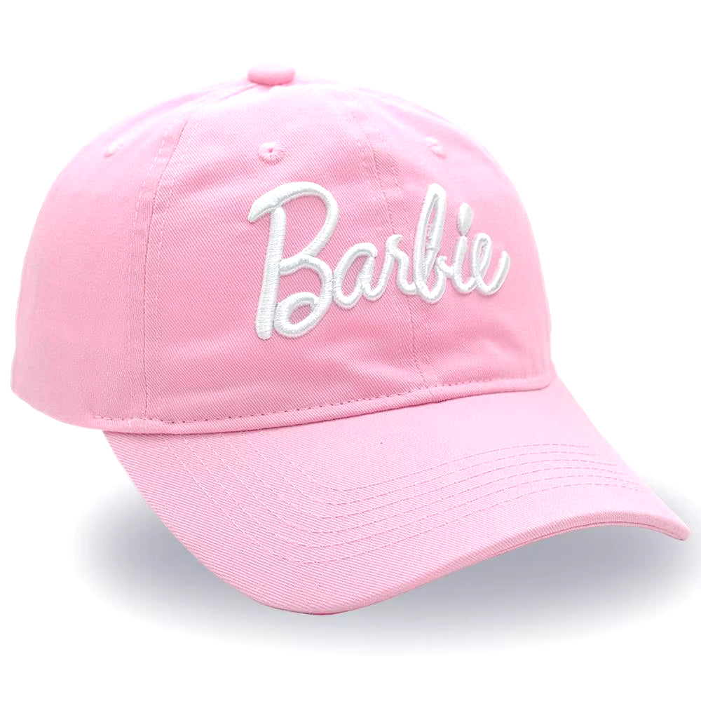 New Kawaii Barbie Letters Embroidered Baseball Cap Anime Cartoon Fashion Summer Adjustable Sun Caps Outdoor Casual Peaked Hat