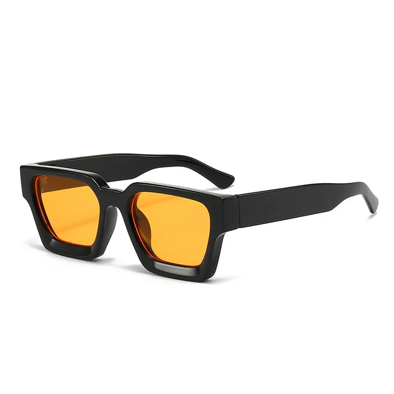 Ins Popular Women Square Sunglasses Retro Men Tinted Shades UV400