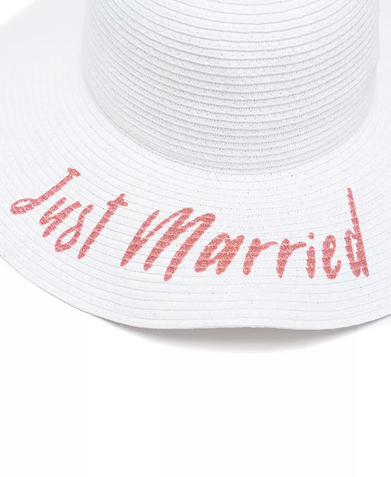 Women'S Just Married Floppy Hat