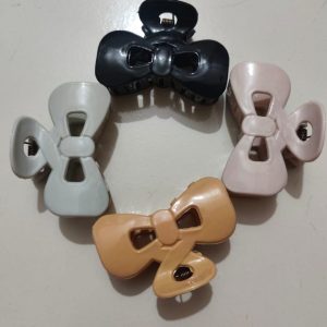 বো-শেপ হেয়ার ক্লাচ ক্লিপ (মাথার কাঁকড়া)